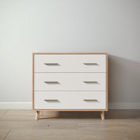 New York Single Dresser in Albero Puro / Bianco Satinato finish