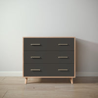 New York Single Dresser in Albero Puro / Peppercorn finish