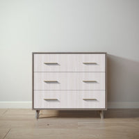 New York Single Dresser in Aqua Grey / Washed White finish