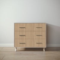 New York Single Dresser in Ash / Sandstone finish