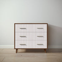 New York Single Dresser in Nocello / Washed White finish