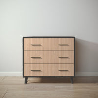New York Single Dresser in Peppercorn / Albero Puro finish