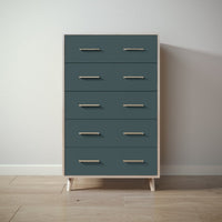 New York Tall Chest in Ash / Rosemary finish