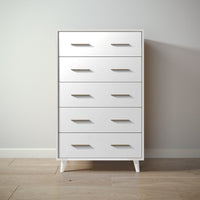 New York Tall Chest in Bianco Satinato / Solid White finish