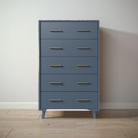New York Tall Chest in Navy / Navy finish
