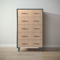 New York Tall Chest in Rosemary / Albero Puro finish