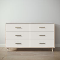 New York Double Dresser in Ash / Bianco Satinato finish