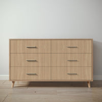 New York Double Dresser in Harvest / Sandstone finish