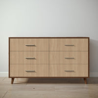 New York Double Dresser in Nocello / Sandstone finish