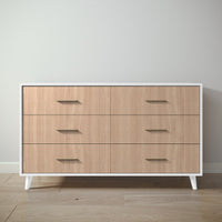 New York Double Dresser in Solid White / Albero Puro finish