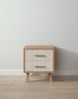 New York Nightstand in Bruno Antico / Ash finish