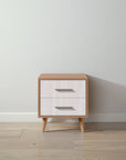 New York Nightstand in Bruno Antico / Washed White finish