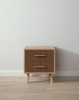 New York Nightstand in Harvest / Nocello finish