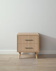 New York Nightstand in Sandstone / Harvest finish