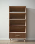 New York Bookcase in Ash / Nocello finish