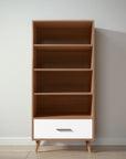New York Bookcase in Bruno Antico / Solid White finish