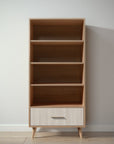 New York Bookcase in Harvest / Ash finish