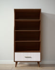 New York Bookcase in Nocello / Washed White finish