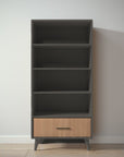 New York Bookcase in Peppercorn / Bruno Antico finish
