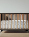 New York Crib in Peppercorn / Sandstone finish