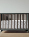 New York Crib in Rosemary / Aqua Grey finish