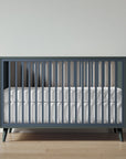 New York Crib in Rosemary / Navy finish