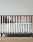New York Crib in Rosemary / Washed White finish