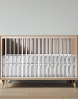 New York Crib in Sandstone / Washed White finish