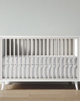 New York Crib in Solid White / Bianco Satinato finish