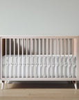 New York Crib in Washed White / Washed White finish