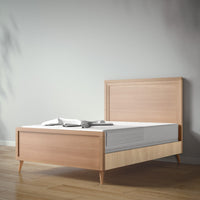 New York Full Bed in Albero Puro / Sandstone finish