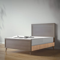 New York Full Bed in Aqua Grey / Bruno Antico finish