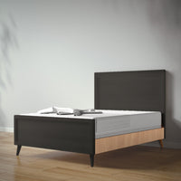 New York Full Bed in Peppercorn / Bruno Antico finish