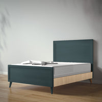 New York Full Bed in Rosemary / Sandstone finish