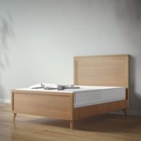 New York Full Bed in Sandstone / Nocello finish