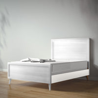 New York Full Bed in Solid White / Bianco Satinato finish