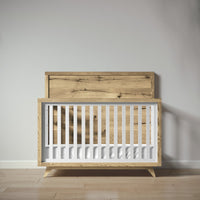 Uptown Crib to College Set in Solid White finish, view 2