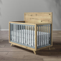 Uptown Convertible Crib in Washed White finish, view 2