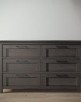 Karisma Double Dresser in Aqua Gray finish, view 3