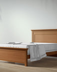 Karisma Full Bed / Solid Back in Harvest finish