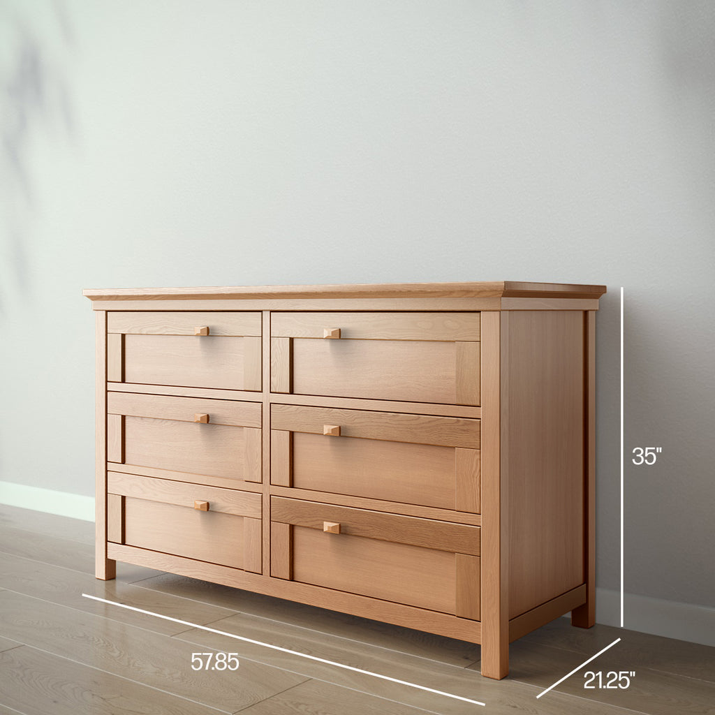 ladies christmas party dresses Karisma Double Dresser by Romina Furniture | 100% Solid Wood