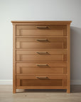 Karisma Tall Chest in Harvest finish, view 2