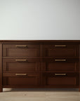 Karisma Double Dresser in Nocello finish, view 2