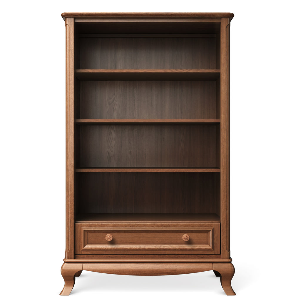 Romwest Euro Furniture Libreria grande con 4 ante e scala, W-200