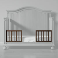 Dakota Crib Toddler Rail in Aqua Gray finish