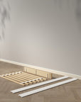 New York Full-Bed Conversion Kit in Bianco Satinato finish