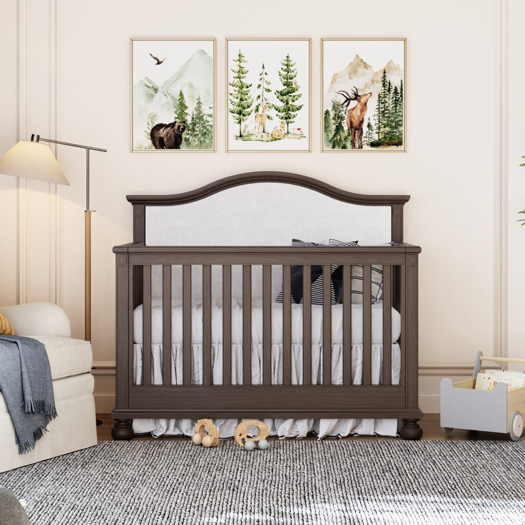 Dakota Convertible Crib / Solid Back by Romina Furniture