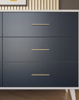 New York White with Navy accent double Dresser