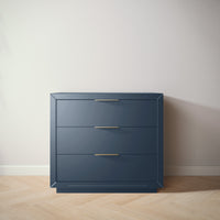 Quadro Single Dresser in Navy finish