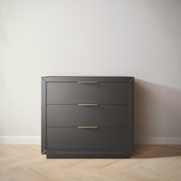 Quadro Single Dresser in Peppercorn finish